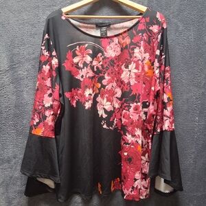 Ashley Stewart Floral Blouse Sz 22/24